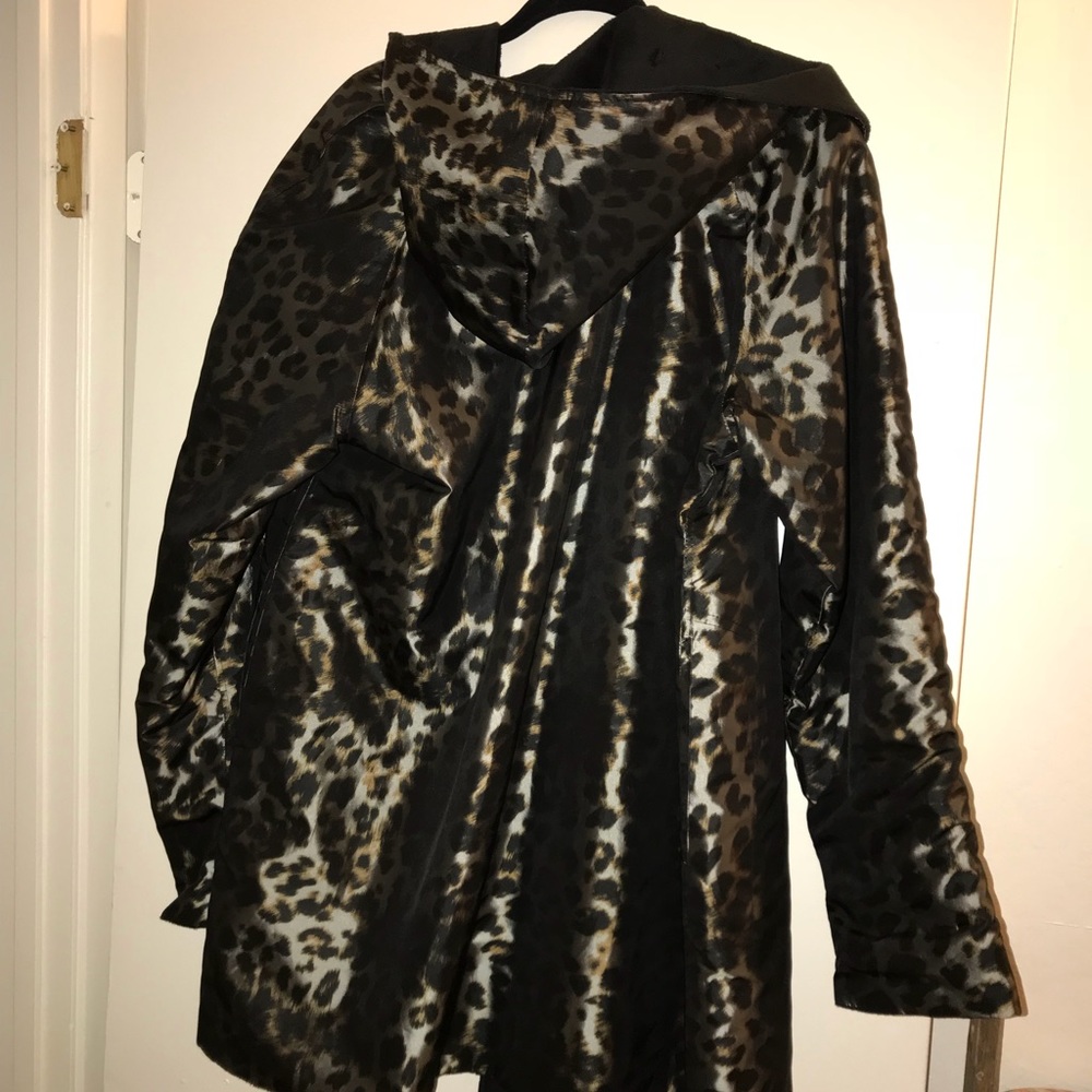 Rain coat.